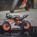 Colorful KTM Bike Shape Gel Keychain