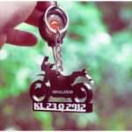 Acrylic Himalayan Bike Shape Keychain