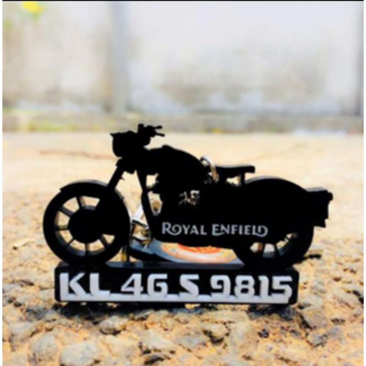 Acrylic Royal Enfield Classic 350 500 Keychain