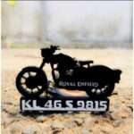 Acrylic Royal Enfield Classic 350 500 Keychain