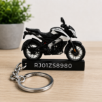 Bajaj Pulsar NS125 Pewter Grey Keychain