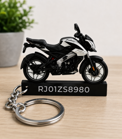 Bajaj Pulsar NS125 Pewter Grey Keychain