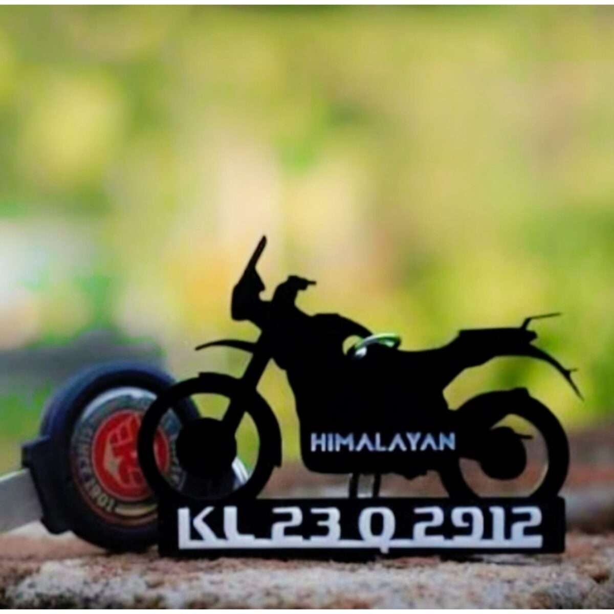 Bike Shape Acrylic Keychain