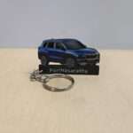 Customized Maruti Suzuki Grand Vitara Nexa Blue Colorful Car Shape Gel Number Plate Keychain