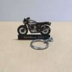 Customized Royal Enfield Interceptor 650 Mark 2 Colorful Bike Shape Gel Number Plate Keychain (2)