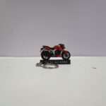 Customized TVS Apache RTR 160 4V Racing Red Colorful Bike Shape Gel Number Plate Keychain