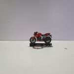 Customized TVS Apache RTR 160 4V Racing Red Colorful Bike Shape Gel Number Plate Keychain (2)