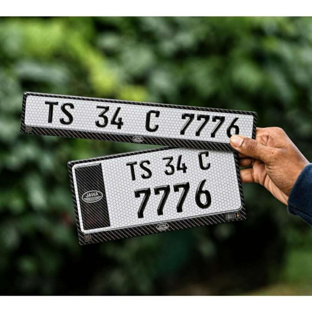 Premium Jawa Number Plate