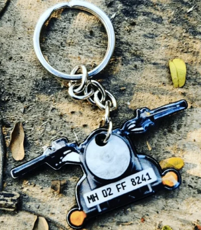 Royal Enfield Classic Keychain (Gel)