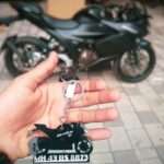 Suzuki Gixxer Bike Shape Keychain (Acrylic)