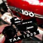 Yamaha RX100 Bike Shape Keychain (Acrylic)