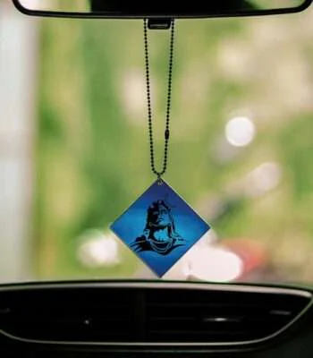 Adiyogi Lord Shiva Statue Car Hanging