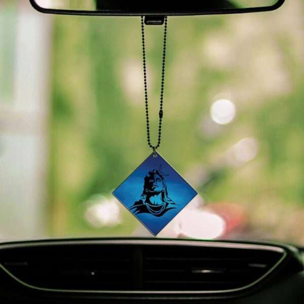Adiyogi Lord Shiva Statue Car Hanging
