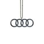 Audi Logo Style Car Premium Mirror Hanging (2)