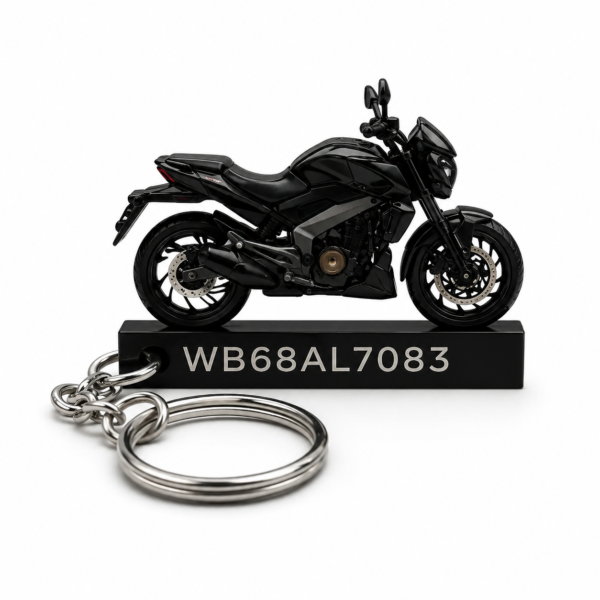 Bajaj Dominar 400 Matte Black Keychain (2018)
