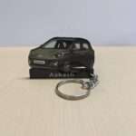 Customized Hyundai Grand I10 Nios Spark Green Colorful Car Shape Gel Number Plate Keychain (2)