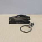 Customized Mercedes-Benz CLA 45 AMG Mountain Grey Colorful Car Shape Gel Number Plate Keychain (2)
