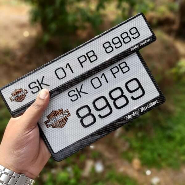 Harley Davidson Number Plate (Gel)