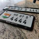 Hunter 350 Bike Gel Number Plate