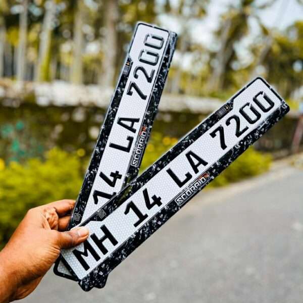 Mahindra Scorpio Number Plate