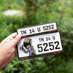 Personalized Bike Gel Number Plate