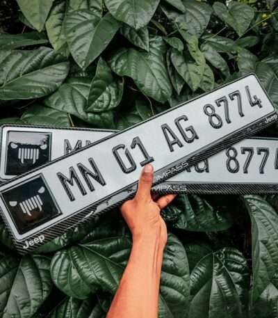 Premium Jeep Compass Number Plate