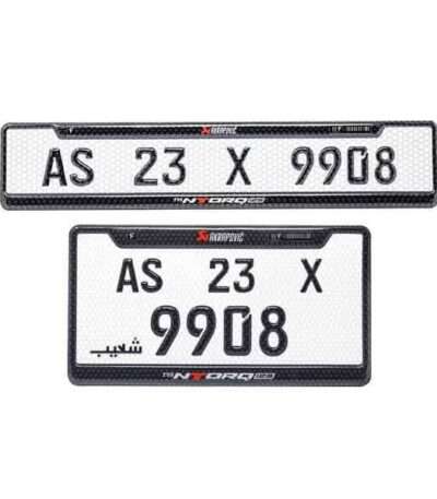 TVS NTORQ 125 Scooter Gel Number Plate