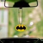 Batman Car Mirror Hanging (Yellow & Black)