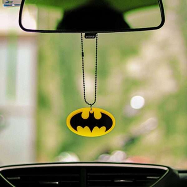 Batman Car Mirror Hanging (Yellow & Black)