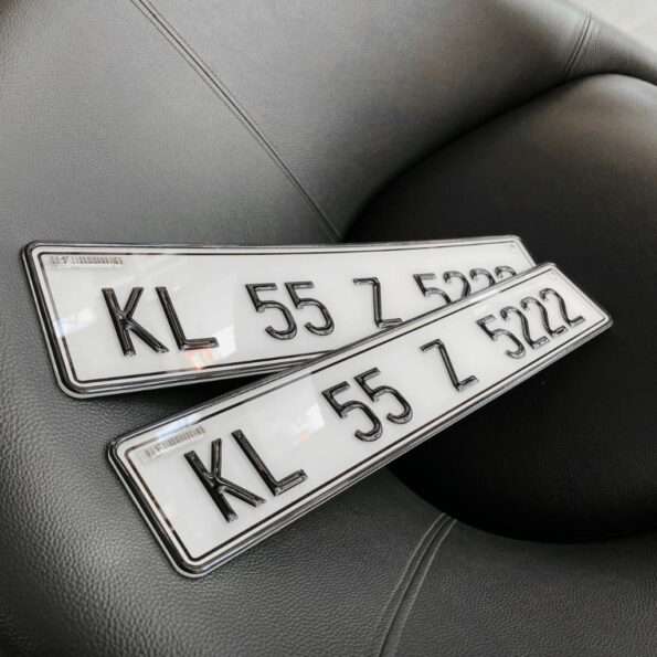 Premium Car Number Plate (Gel)