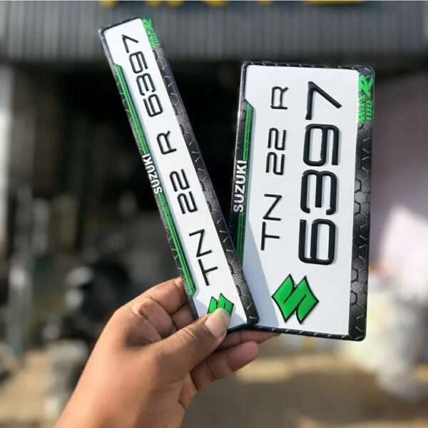 Suzuki Max 100R Gel Number Plate