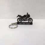 Customized Hero Xtreme 160R Stealth Edition Colorful Bike Shape Gel Number Plate Keychain