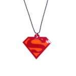 Acrylic Superman S Shield Logo Car Premium Mirror Hanging (2)
