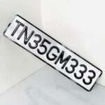 Aluminum WRC Edition F1 Number Plates For All Cars