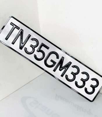 Aluminum WRC Edition F1 Number Plates For All Cars