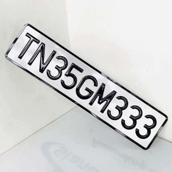 Aluminum WRC Edition F1 Number Plates For All Cars