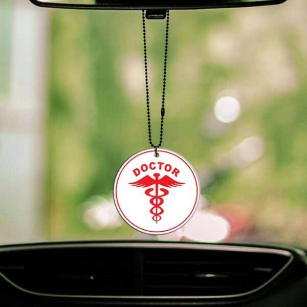 Doctor Logo Premium Gel Car Mirror Hanging