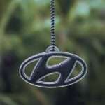 Hyundai Logo Style Car Premium Mirror Hanging
