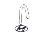 Hyundai Logo Style Car Premium Mirror Hanging (2)