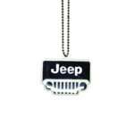 Jeep Logo Style Car Premium Mirror Hanging (3)