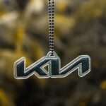 Kia Logo Style Car Premium Mirror Hanging