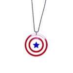 Marvel Captain America Shield Gel Car Premium Mirror Hanging (2)