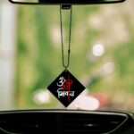 OM Namah Shivaya Printed Gel Car Premium Mirror Hanging