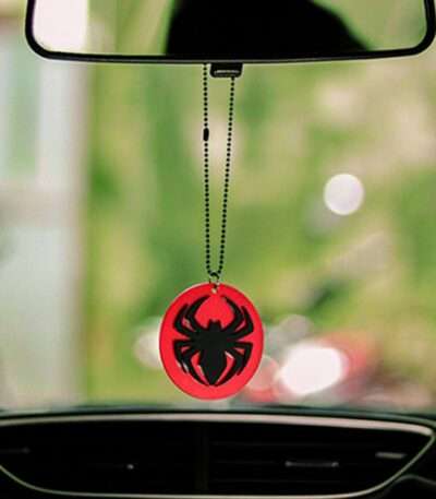 Spiderman Superhero Classic Gel Car Premium Mirror Hanging