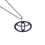 Toyota Logo Style Car Premium Mirror Hanging