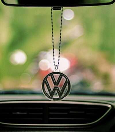Volkswagen Logo Style Car Premium Mirror Hanging