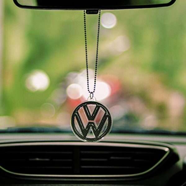 Volkswagen Logo Style Car Premium Mirror Hanging