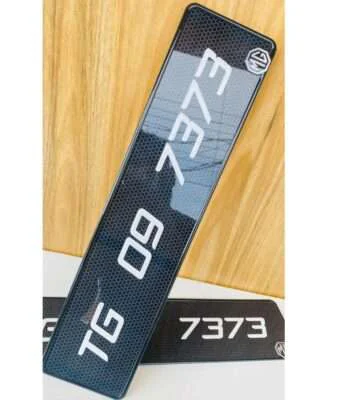 5D Car Gel Number Plates