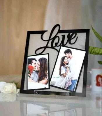 Acrylic Couple Photo Frame