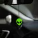 Acrylic Fluorescent Green Alien Car Premium Mirror Hanging